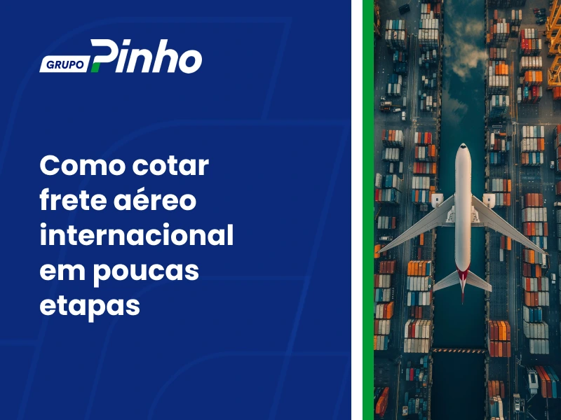 Como cotar frete aéreo internacional em poucas etapas