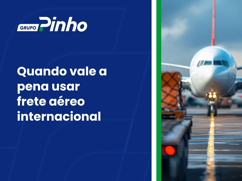 Quando vale a pena usar frete aéreo internacional